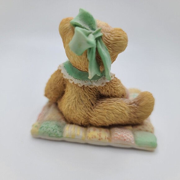 1991 Cherished Teddies "Camille" Bear w Bunny Figurine #950424 Lost Without You - Picture 5 of 7